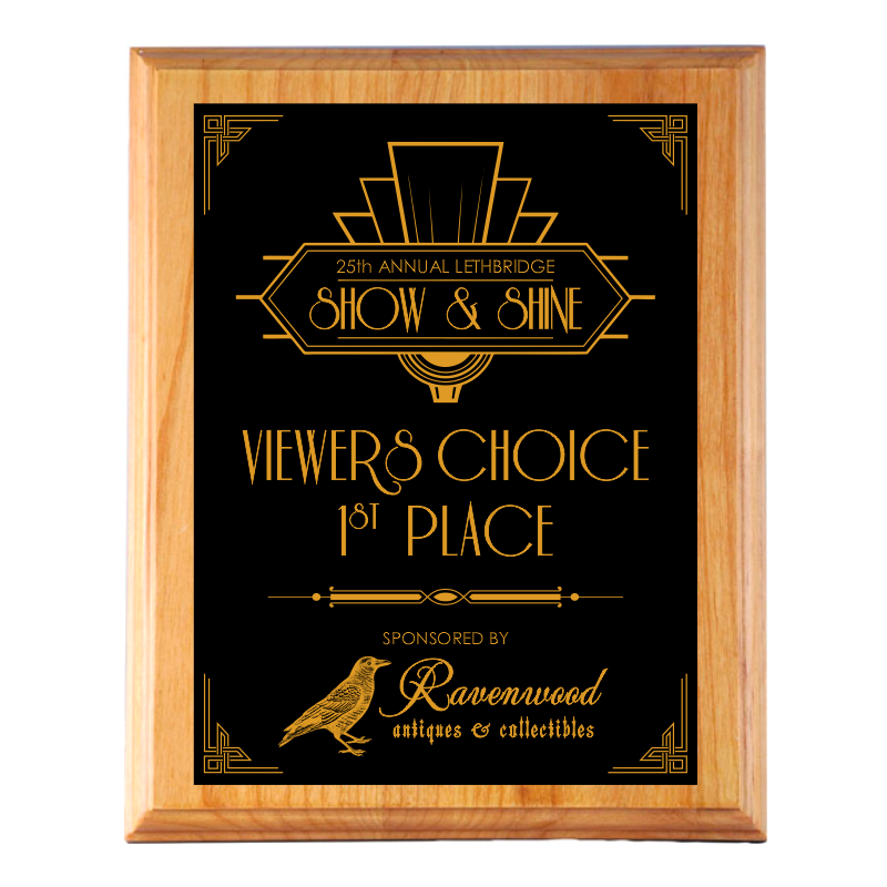 Traditional Bevel Alder Plaque