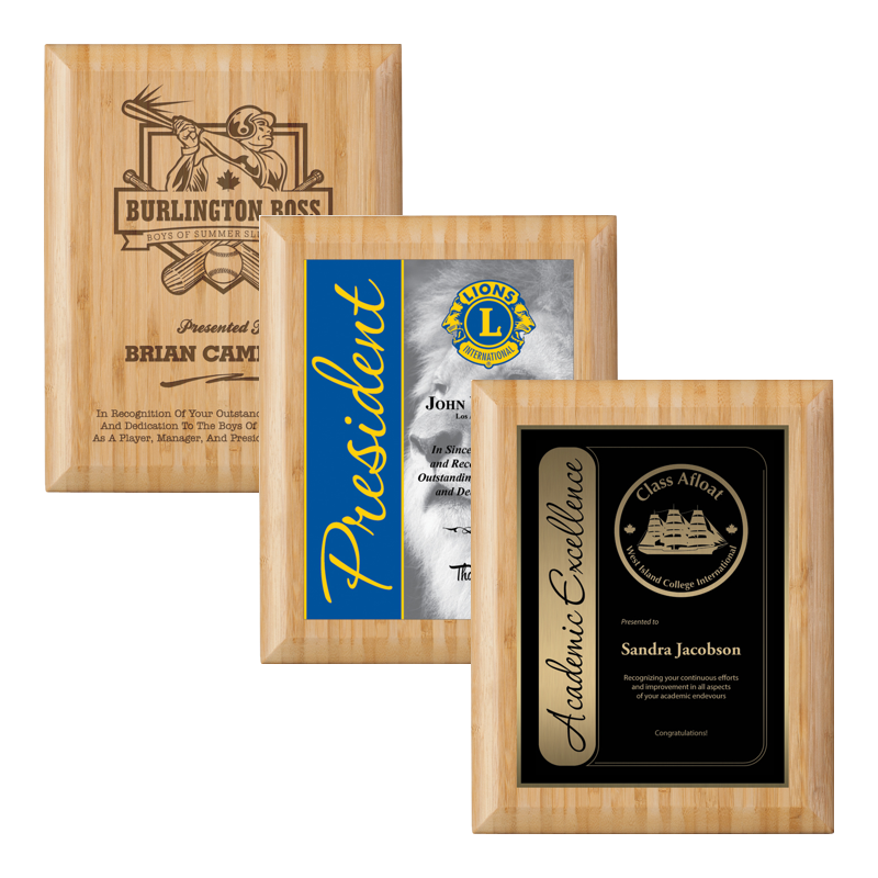 Bamboo Plaque - Individual