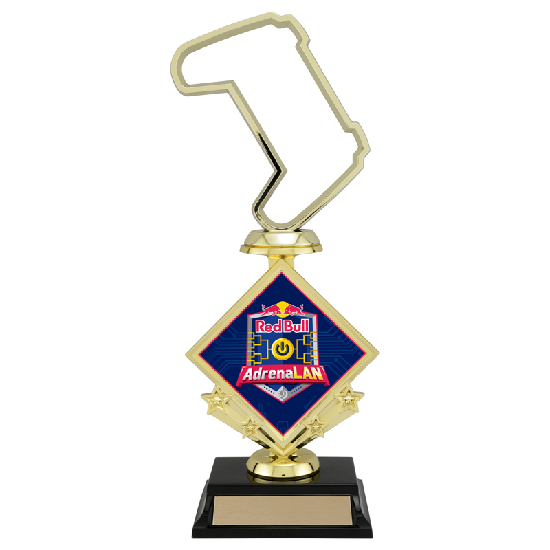 Esports Figure Trophy with Riser
