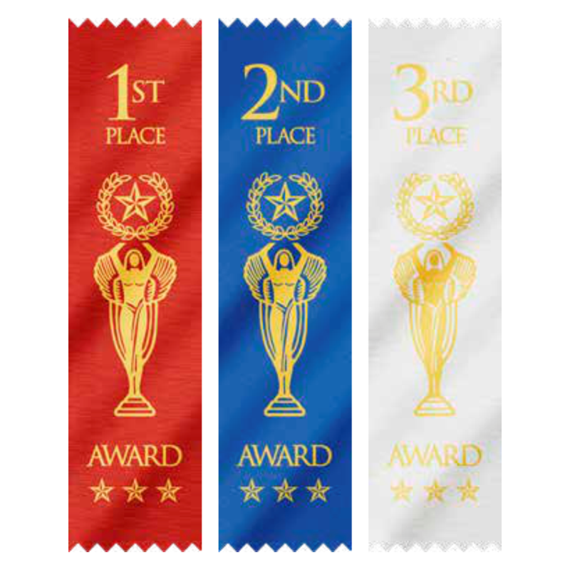 Generic Placing Ribbons (P) - 1st-5th, Participant