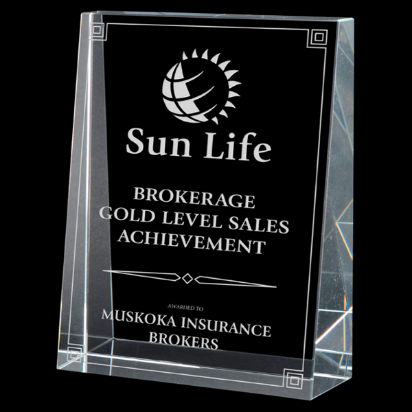 Wedge Series - Keystone Crystal Award