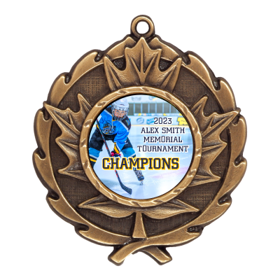 Maple Leaf Custom Medals