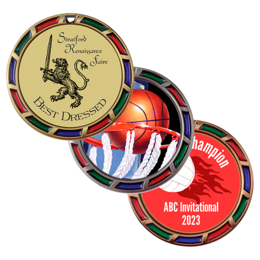 Stained Glass Custom Medals