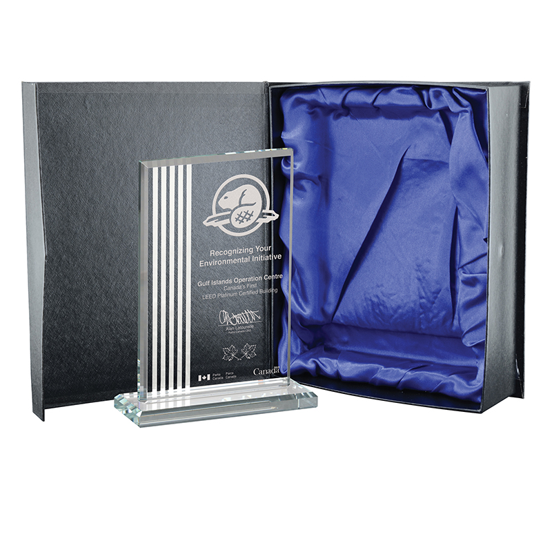 Includes satin-lined box