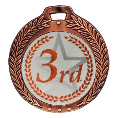 Wreath Custom Medals - Large