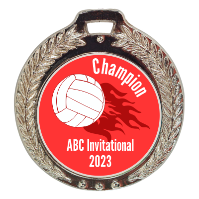 Wreath Custom Medals - Large