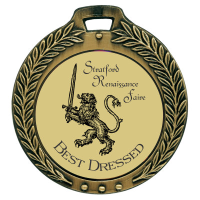 Wreath Custom Medals - Small