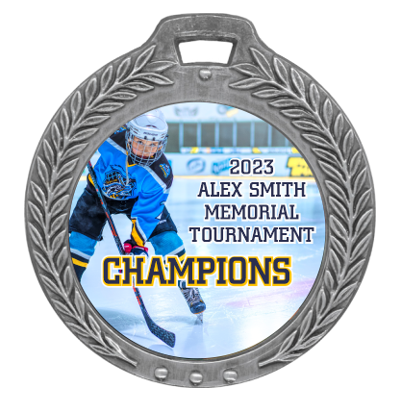 Wreath Custom Medals - Small