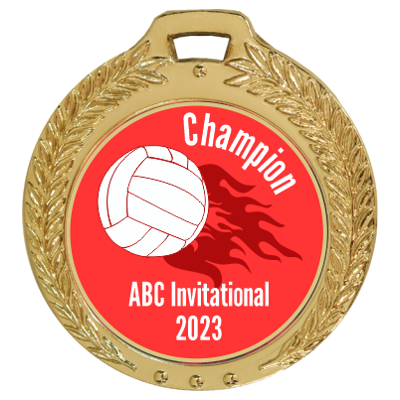 Wreath Custom Medals - Small