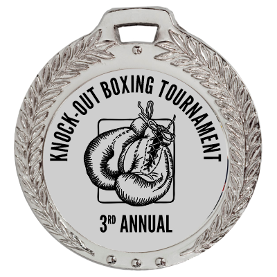 Wreath Custom Medals - Small