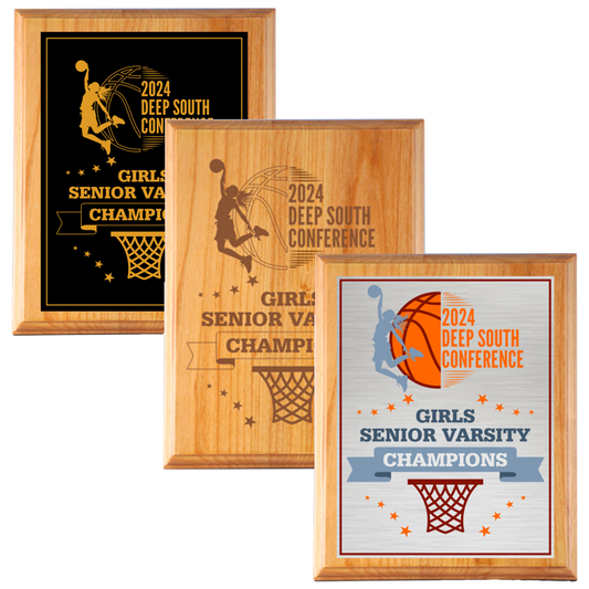 Traditional Bevel Alder Plaque