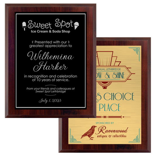 Cherrywood Laminate Plaque