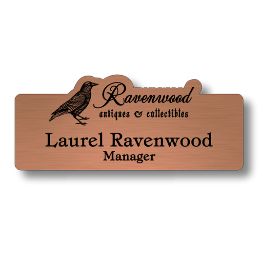 Name Badge - Custom Plastic - Lasered