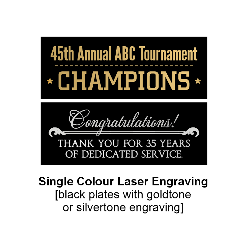 Bamboo Plaque - Annual