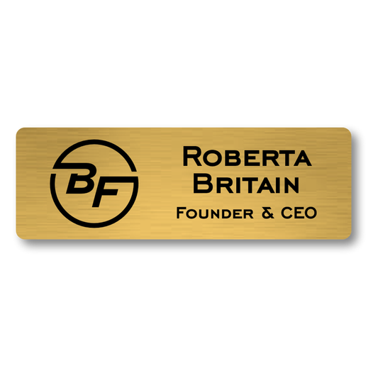 Name Badge - Standard Metal - Printed