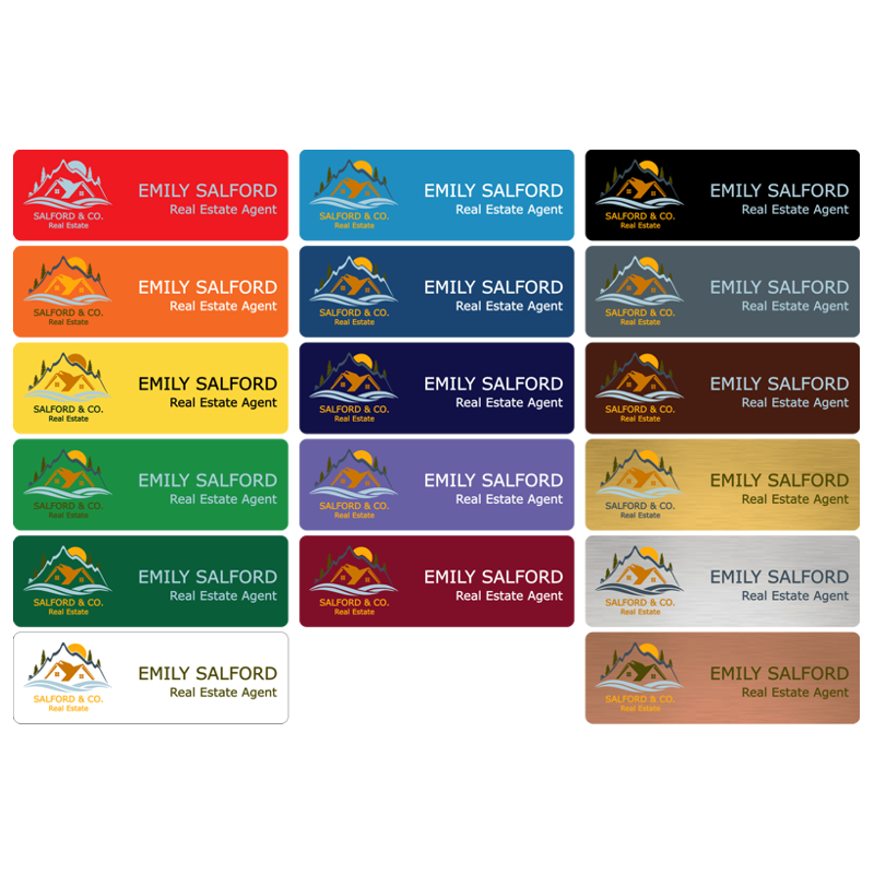 Name Badge - Standard Plastic - Printed