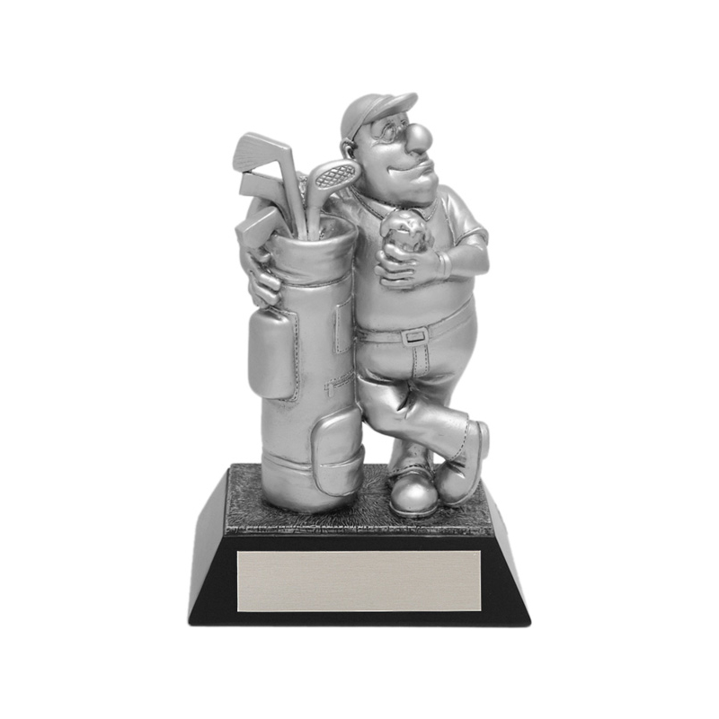 19th Hole Comic Resin Award - Golf