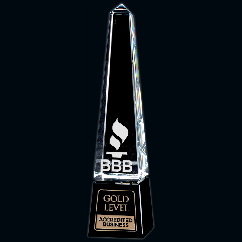 Tower Series - Accolade Crystal Award