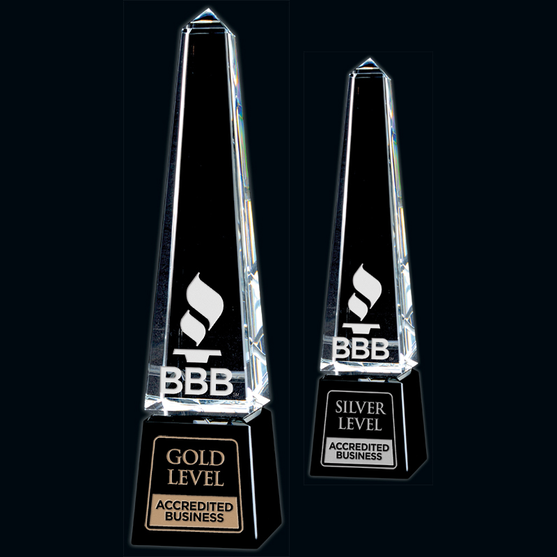 Tower Series - Accolade Crystal Award