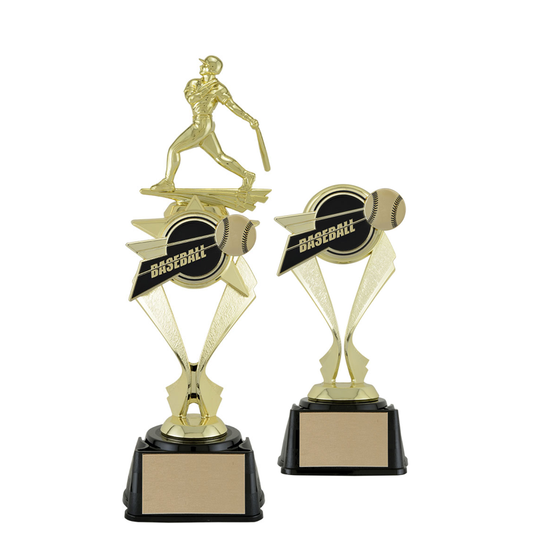 Bullseye Figure Trophy - Baseball