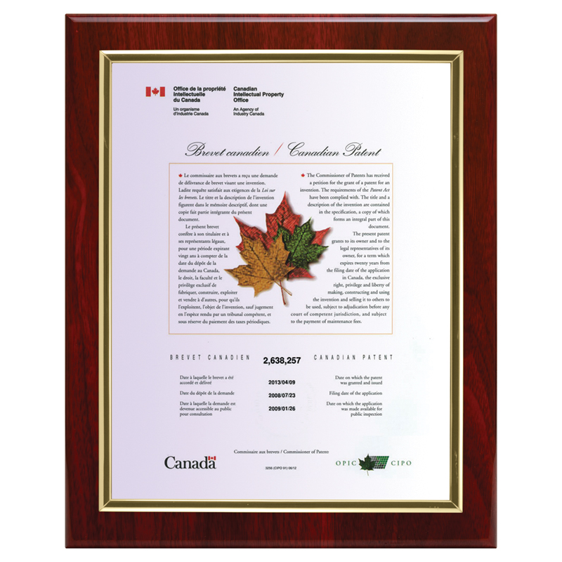 Piano Finish Certificate Holder