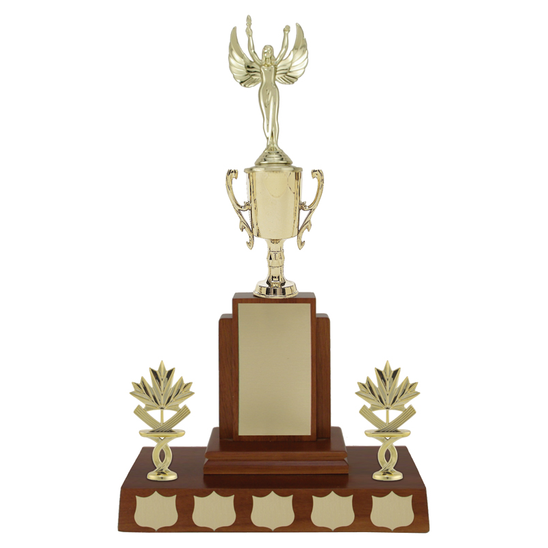 Chalice Cup Walnut Trophy