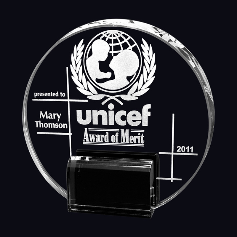 Marquis Series - Circle Crystal Award