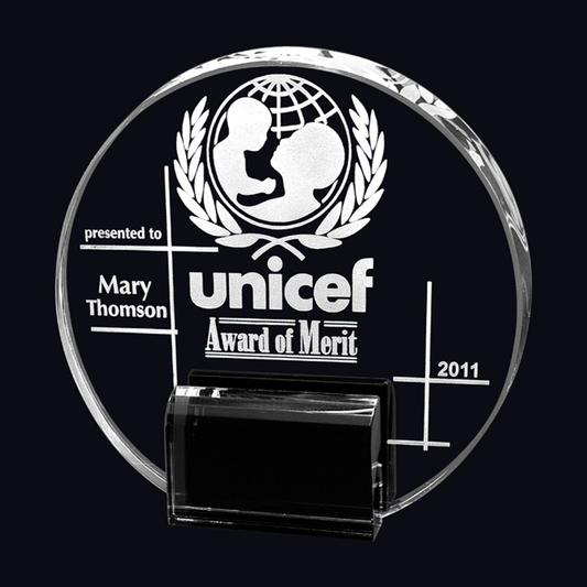 Marquis Series - Circle Crystal Award