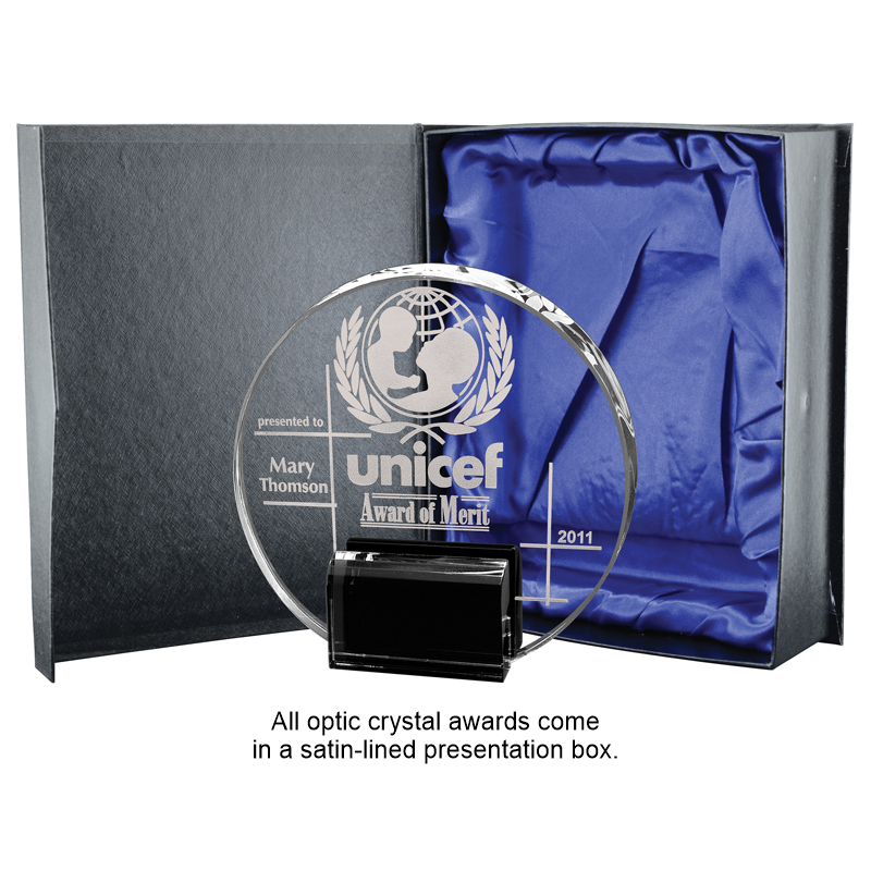 Marquis Series - Circle Crystal Award