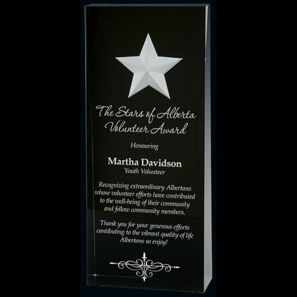 Black Series - Dorado Acrylic Award