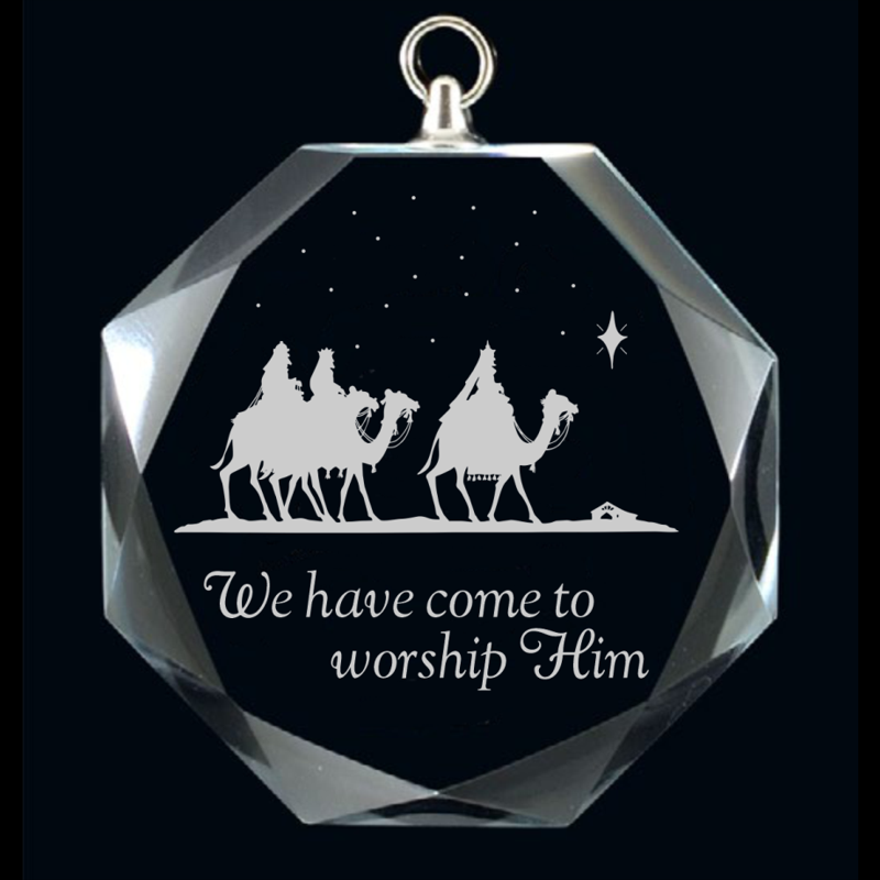 Glass Ornament - Snowflake