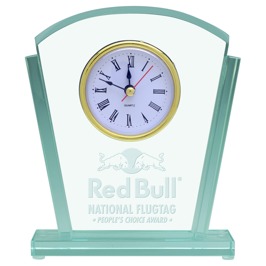 Springbrook Jade Glass Clock