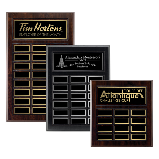 Grooved Annual Plaque