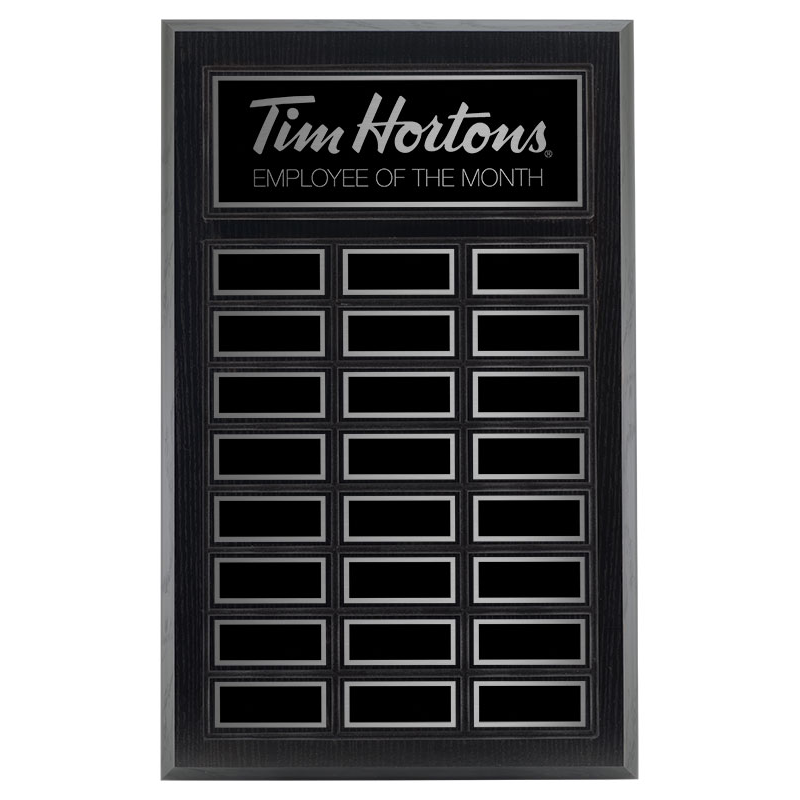 Grooved Annual Plaque