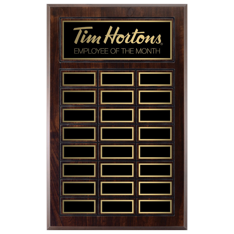 Grooved Annual Plaque