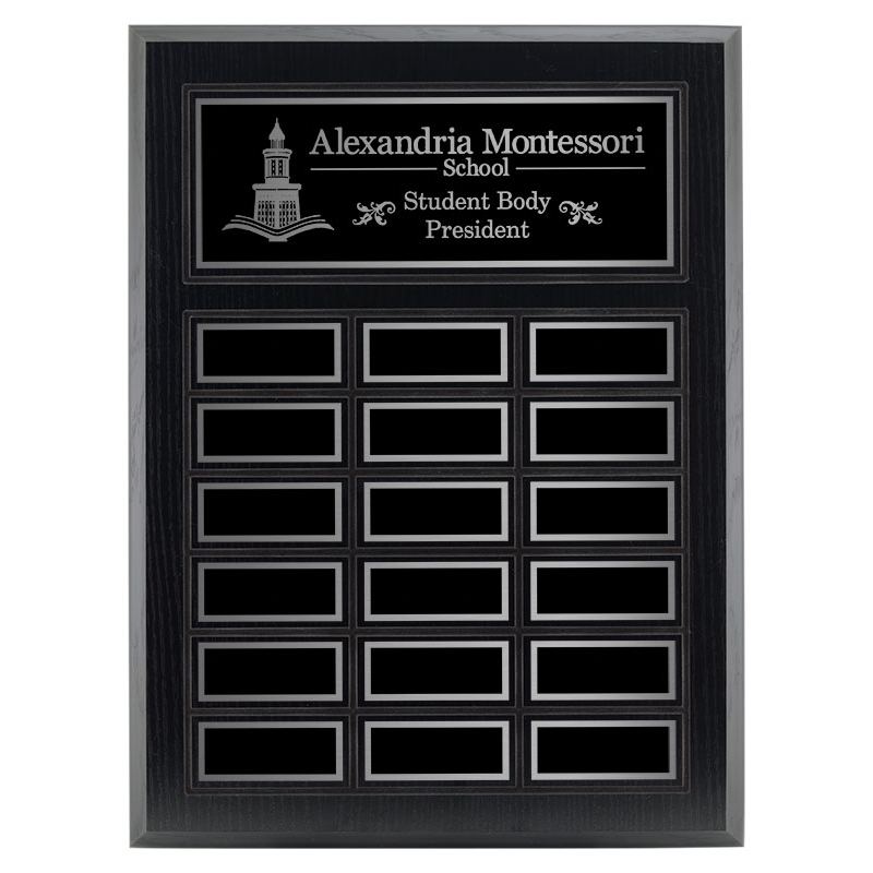 Grooved Annual Plaque