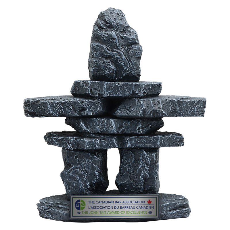 Inukshuk Resin Award - Individual