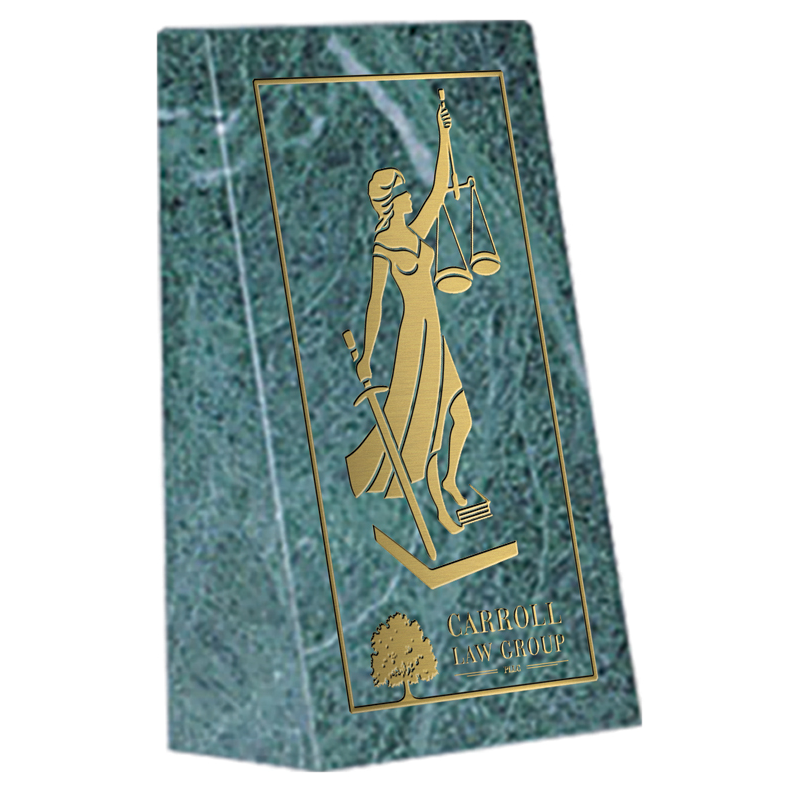 Jade Green Marble Wedge