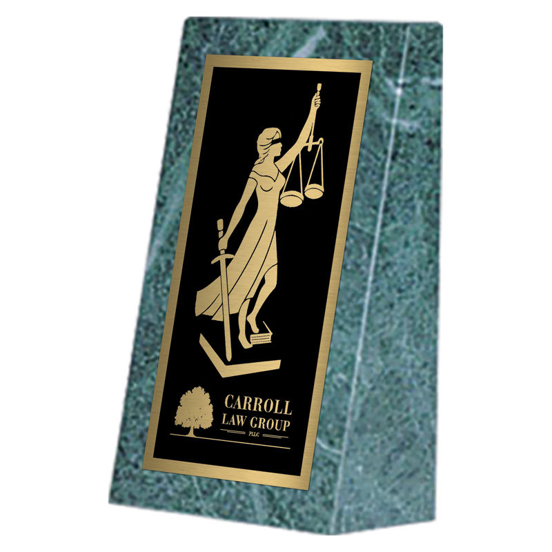 Jade Green Marble Wedge