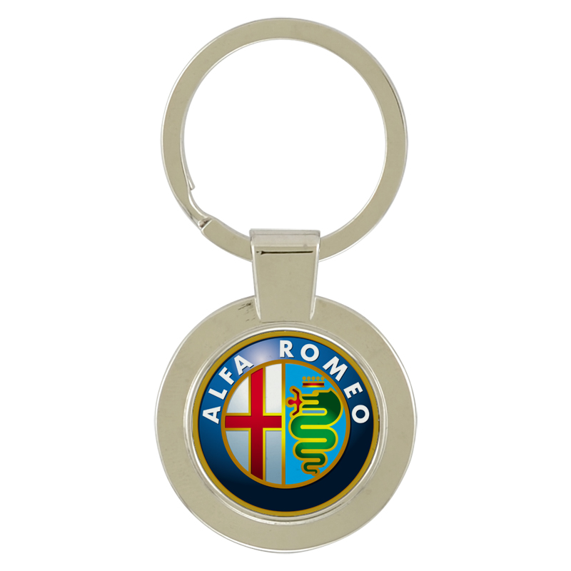 Zinc Keychain - Round