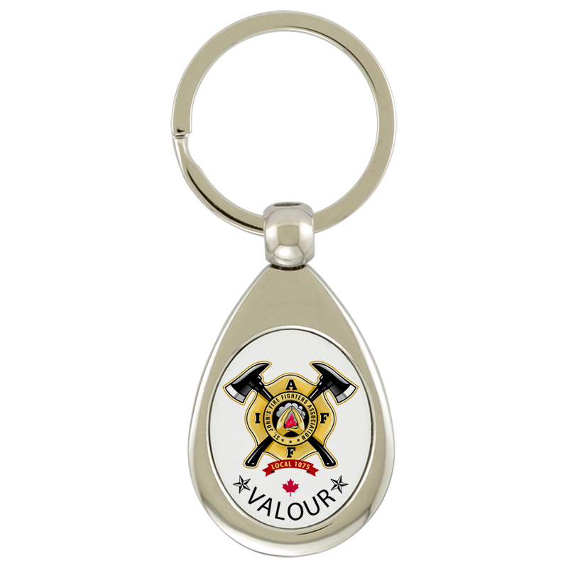 Zinc Keychain - Oval