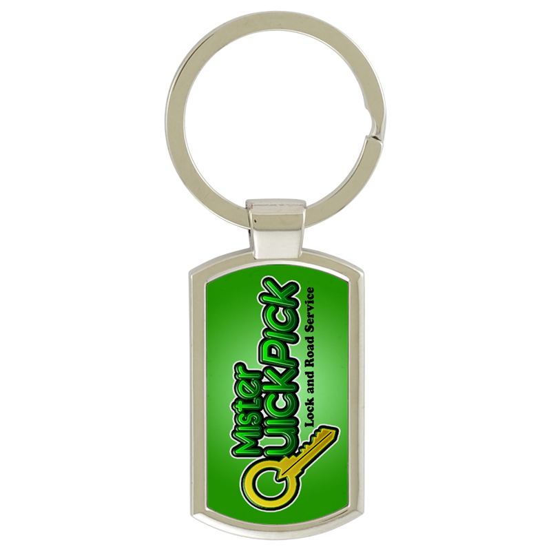 Zinc Keychain - Rectangle