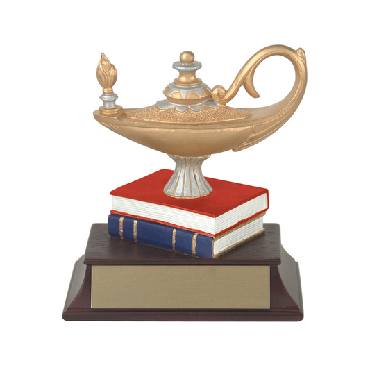 Lamp of Knowledge Resin Award - Academic