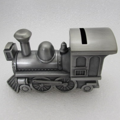 Locomotive Engine Baby Money Bank