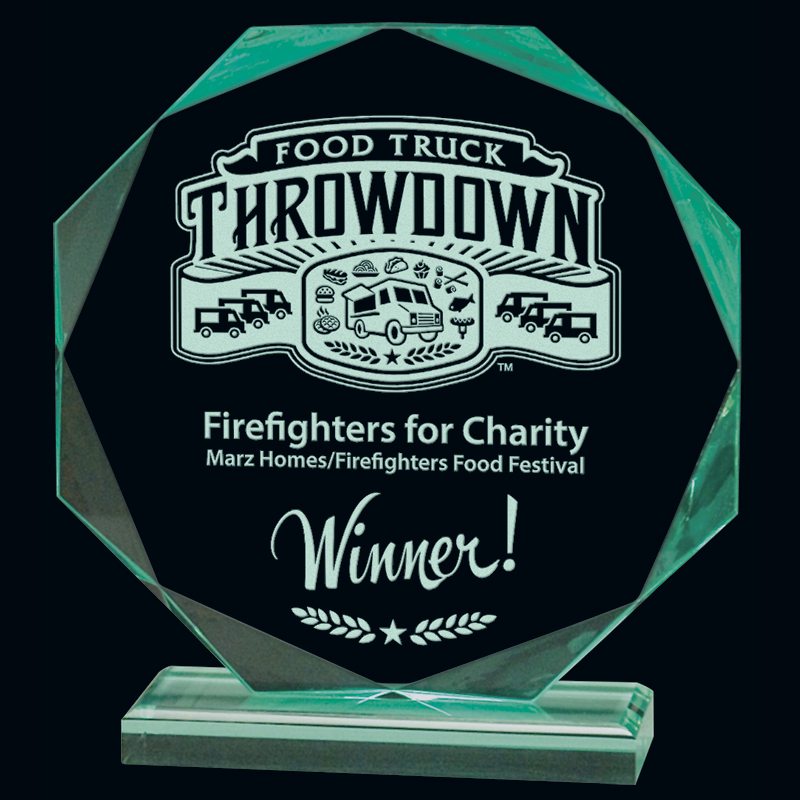 Octagon Jade Acrylic