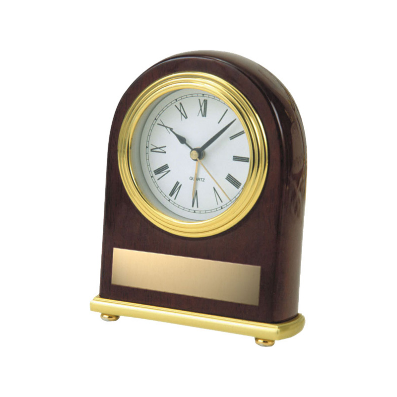 Rosewood Oval Clock