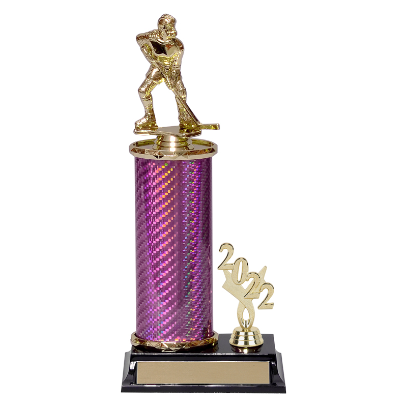 Rectangular/Oval Column Trophy with Single Side Trim