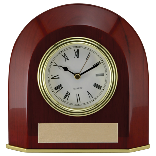 Oval Elliptical Edge Clock