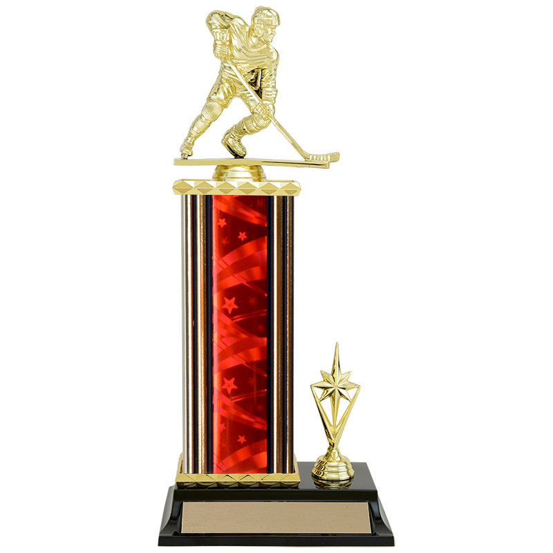 Rectangular/Oval Column Trophy with Single Side Trim