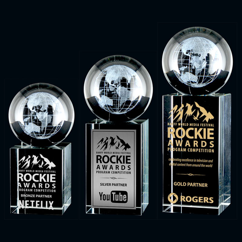 Global Series - Rise & Shine Crystal Award